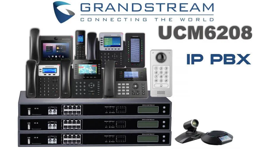 grandstream ucm6208 ip pbx system